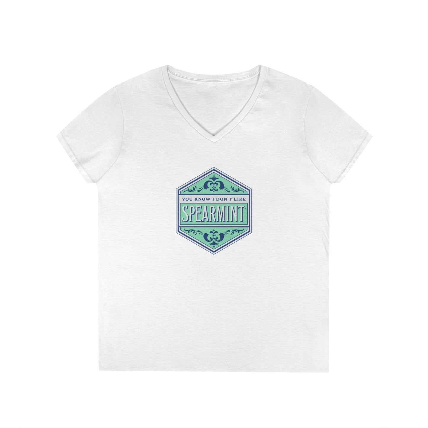 Spearmint V-Neck Tee