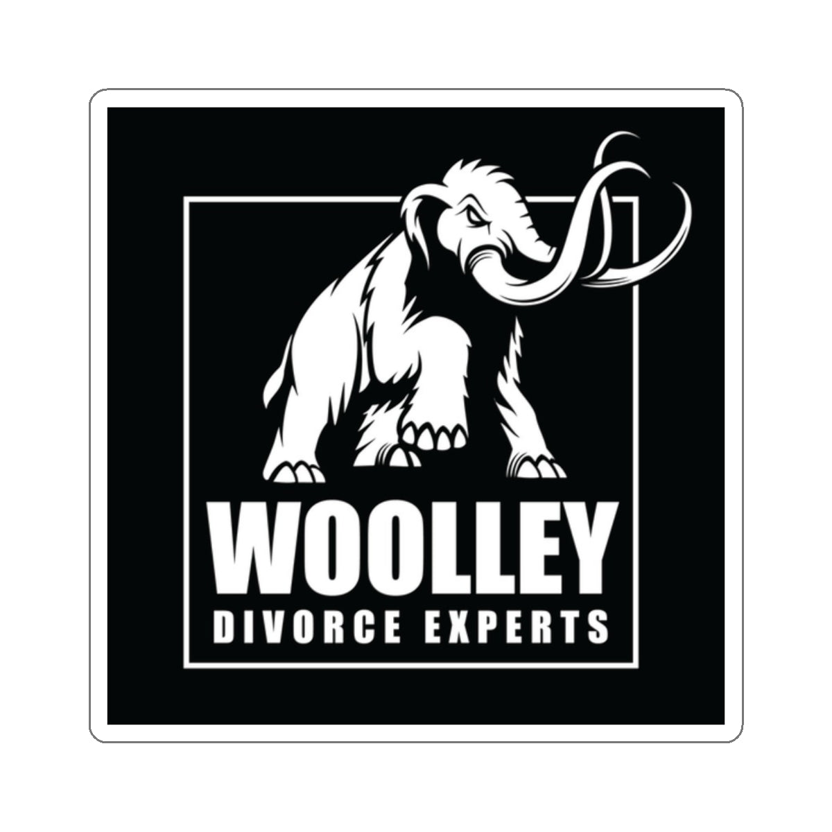 Woolley Mammoth Divorce Experts Sticker