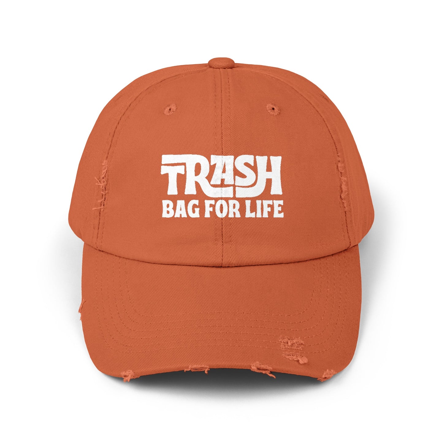 Trash Bag For Life Distressed Dad Hat