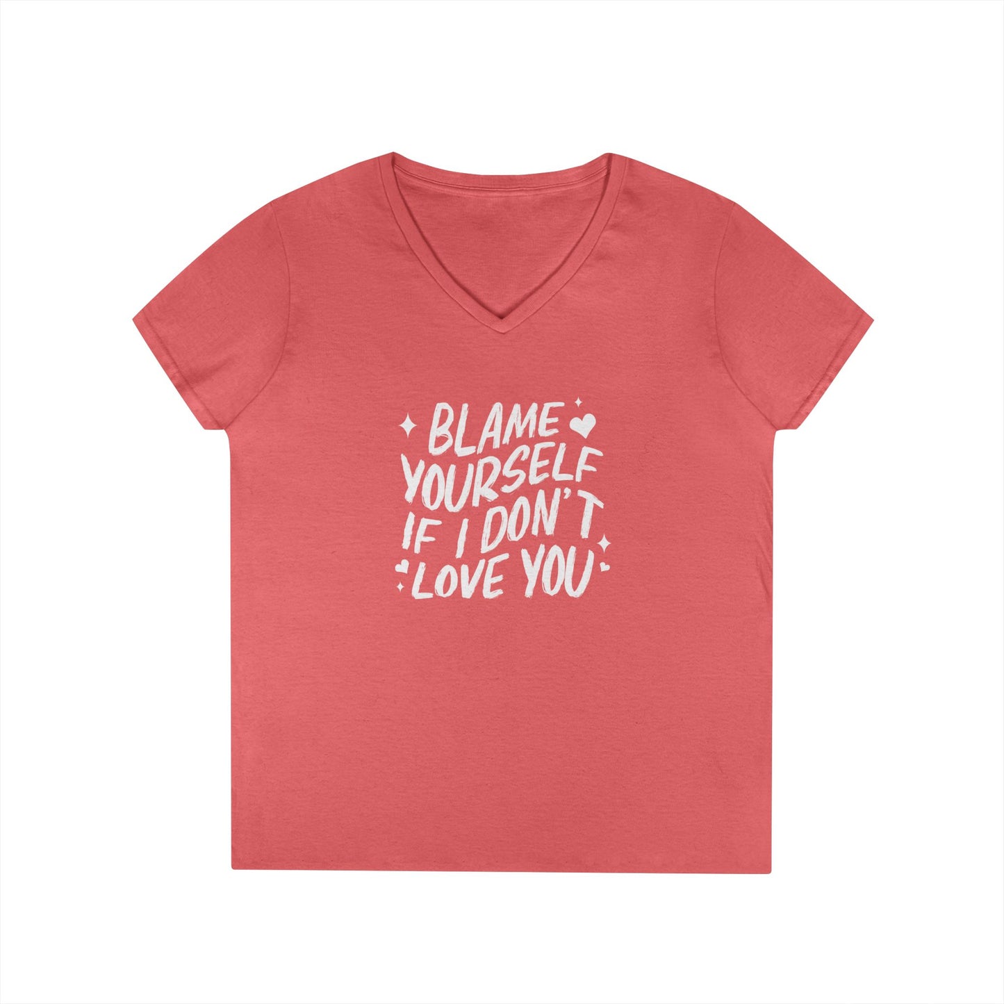 Blame Yourself Women's V-Neck T-shirt