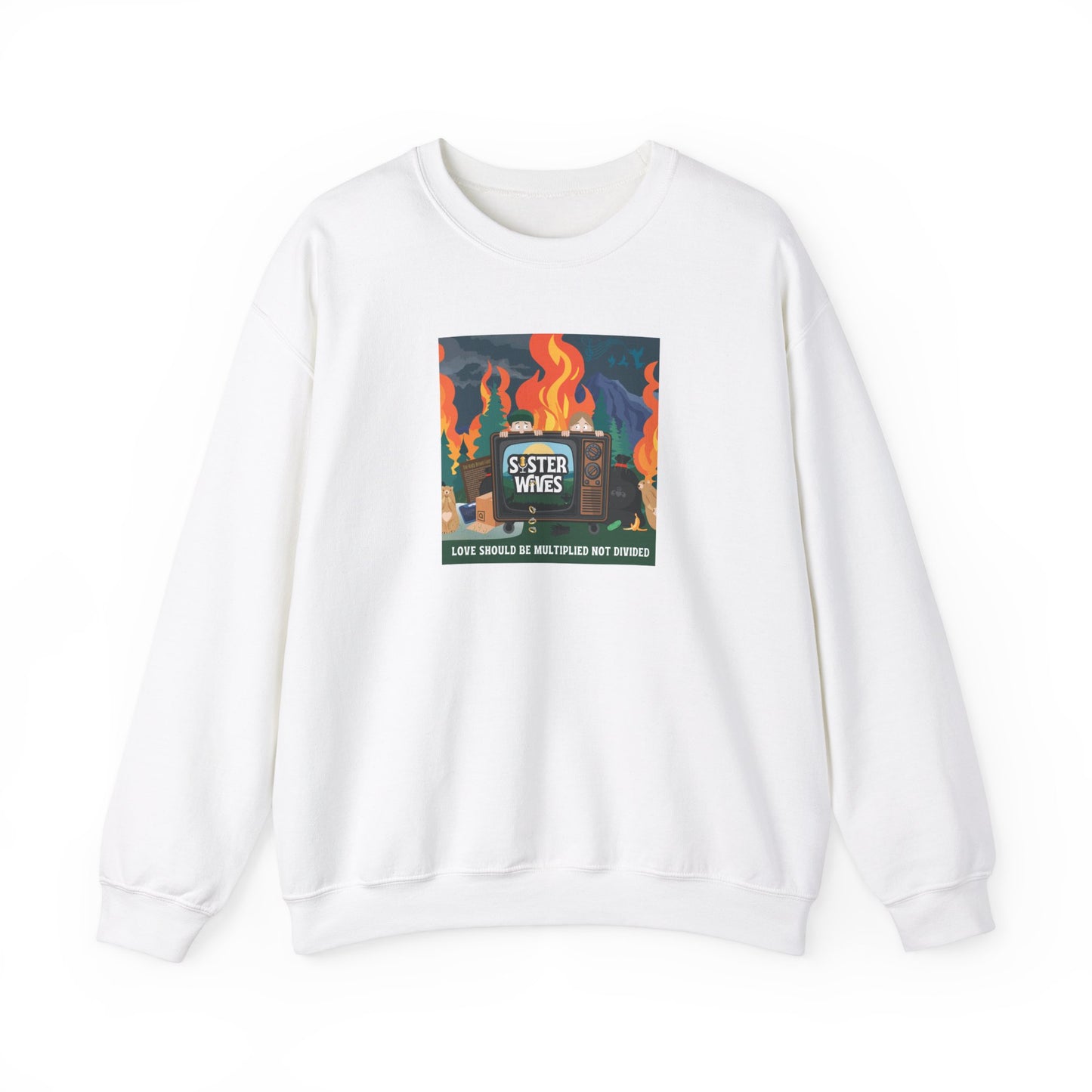 Sister Wives Pod Cover Art Logo Crewneck