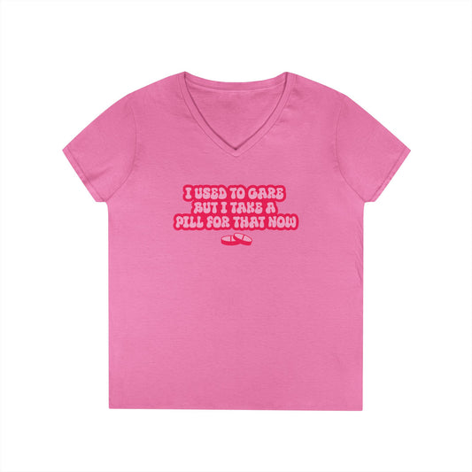 I Used To Care Women's V-Neck T-shirt