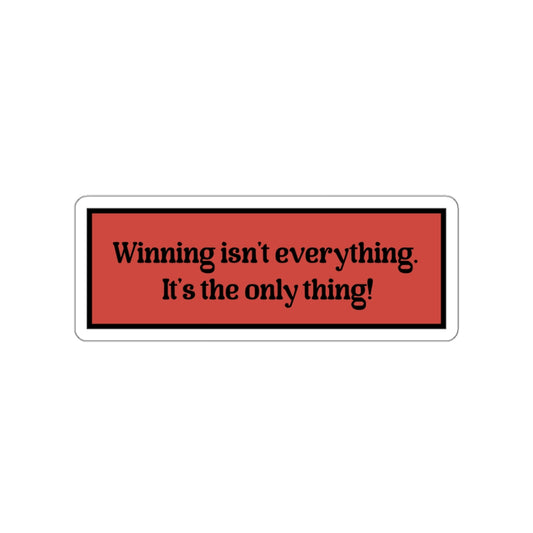 Winning Sticker