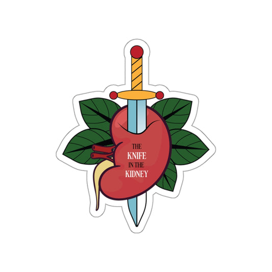 Knife In The Kidney Sticker