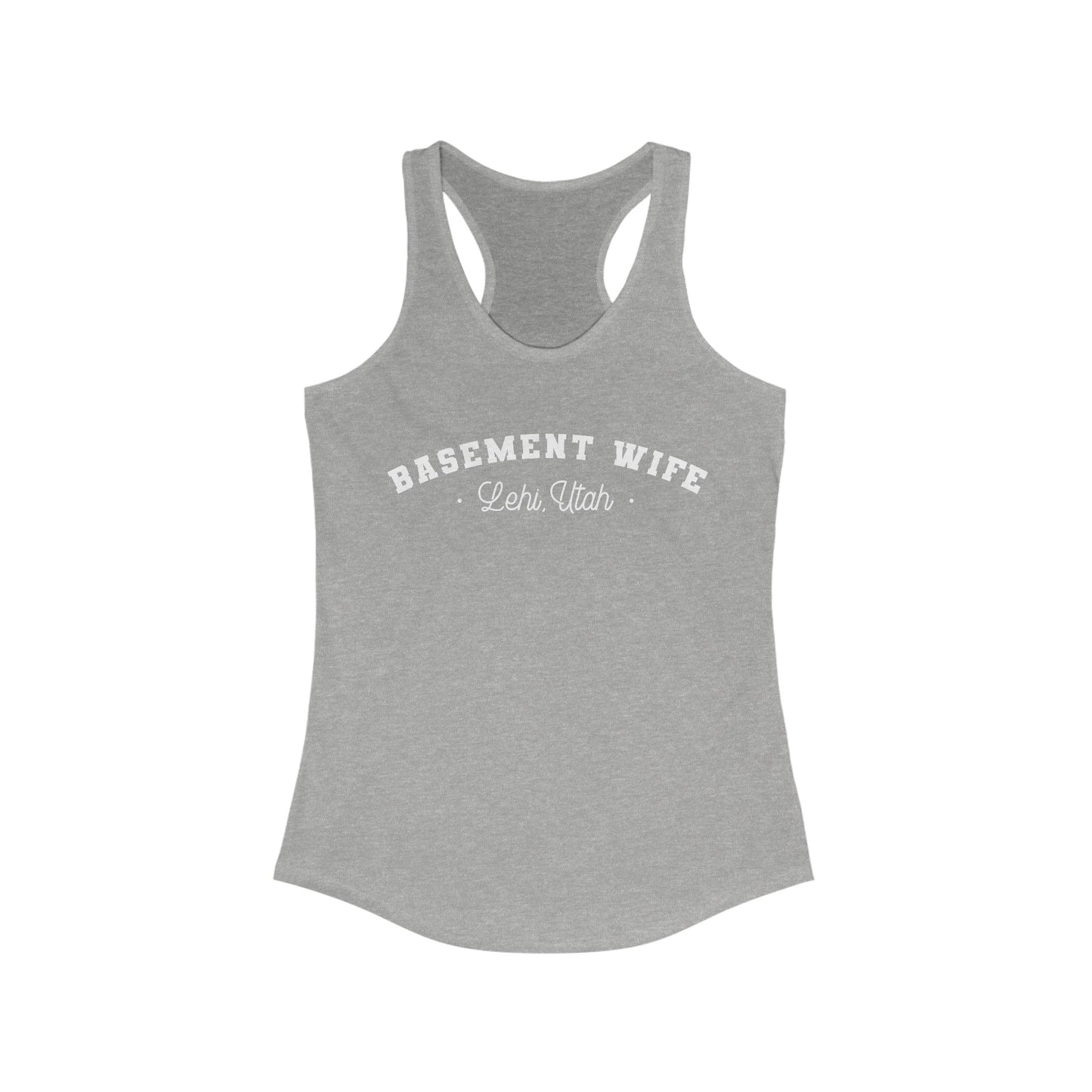 Basement Wife Women's Racerback Tank