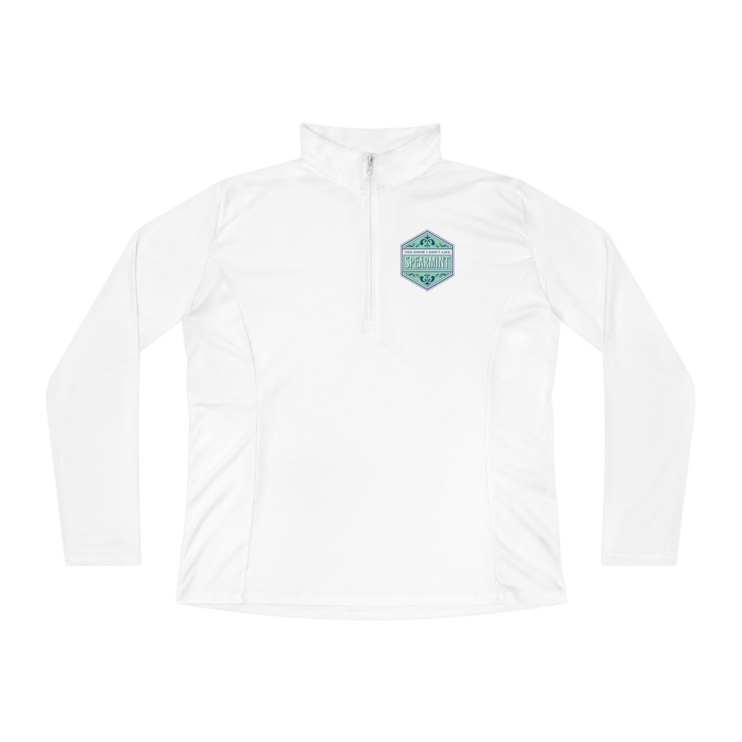 Spearmint Quarter-Zip Pullover