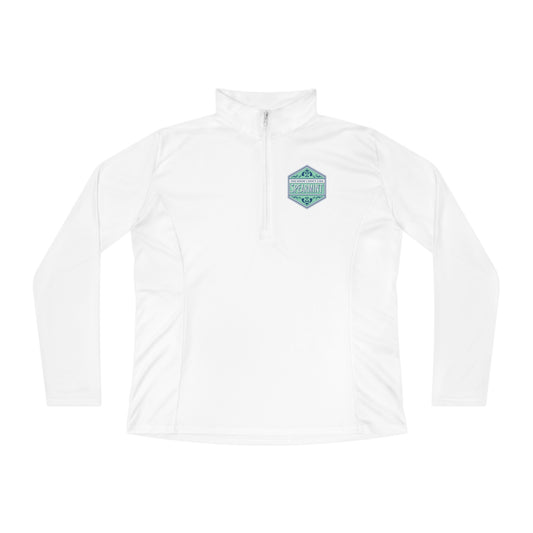 Spearmint Quarter-Zip Pullover