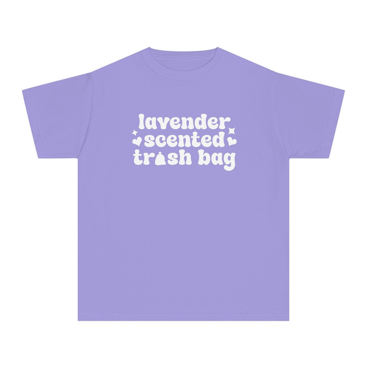 Lavender Scented Trash Bag Youth Short Sleeve T-Shirt