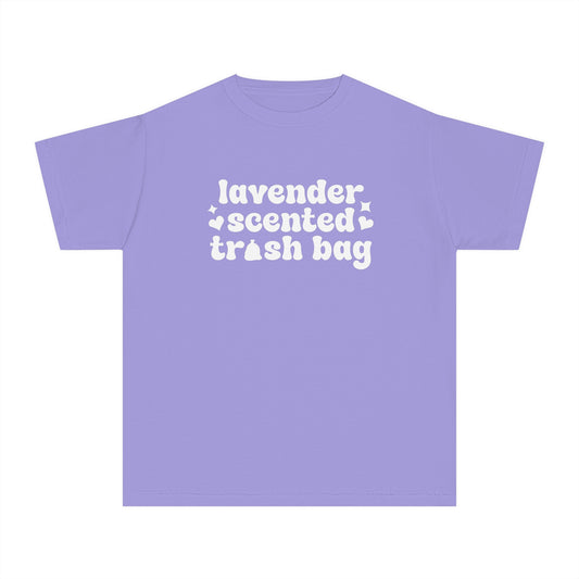 Lavender Scented Trash Bag Youth Short Sleeve T-Shirt