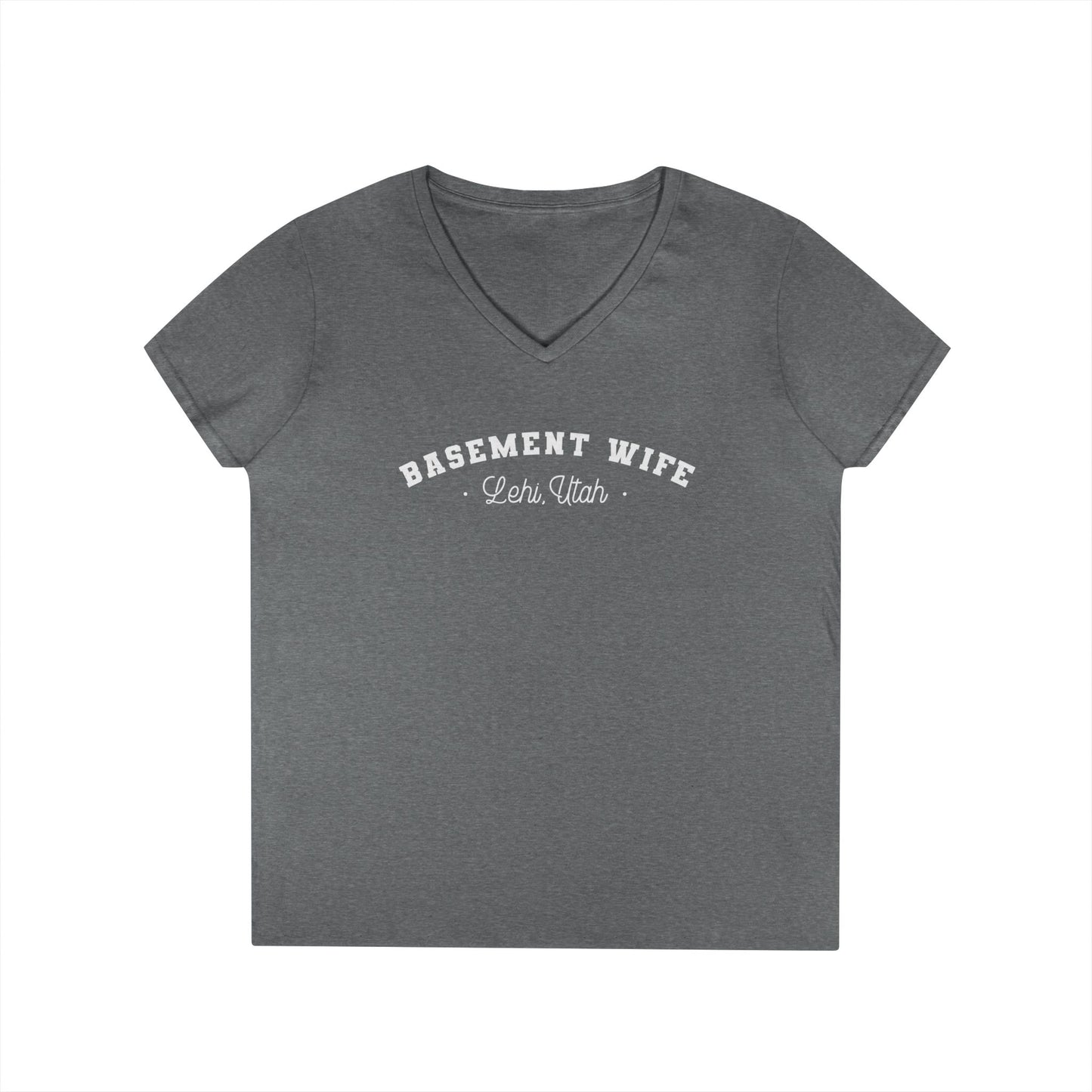 Basement Wife Women's V-Neck T-shirt