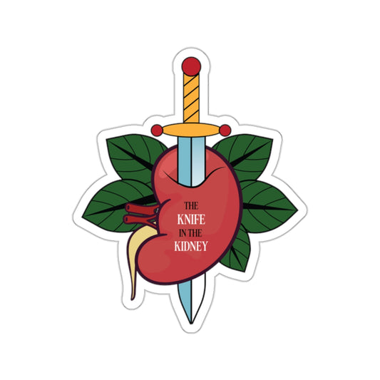 Knife In The Kidney Sticker