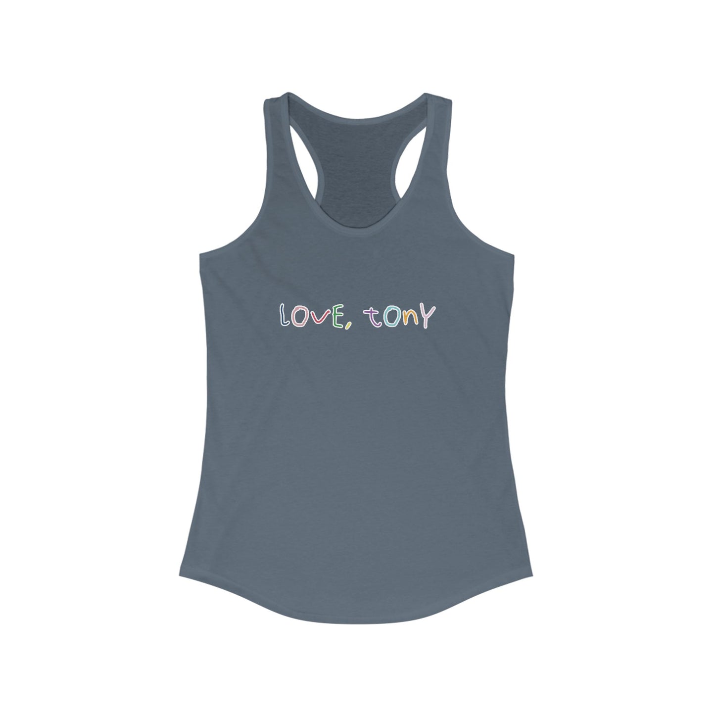 Love, Tony Women's Racerback Tank