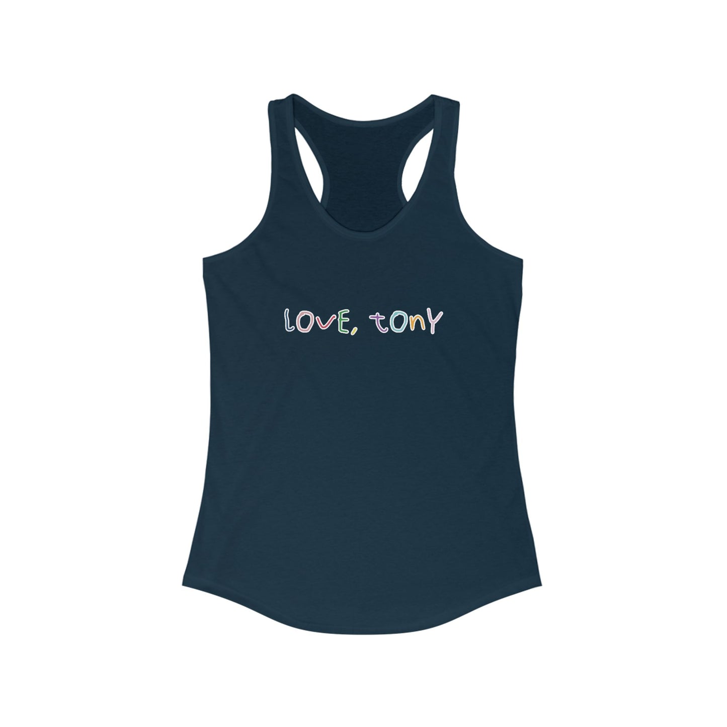 Love, Tony Women's Racerback Tank