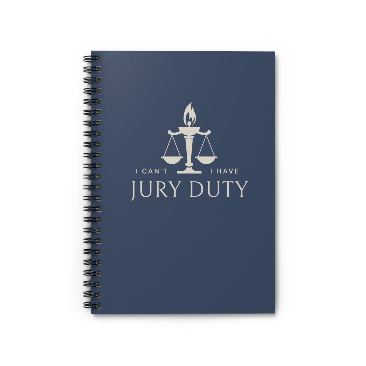 Jury Duty Spiral Notebook