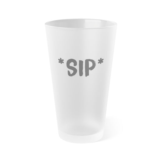 SIP Frosted Pint Glass