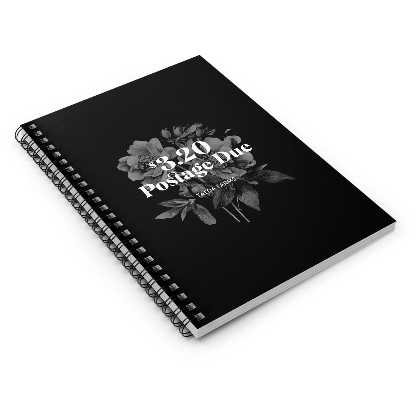 Postage Due Spiral Notebook