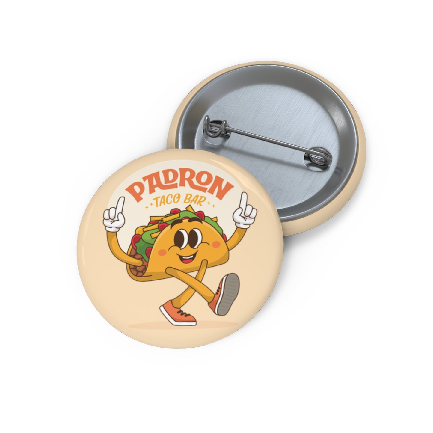 Padron Taco Button Pin