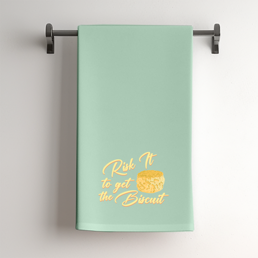 Risk It To Get The Biscuit Hand Towel