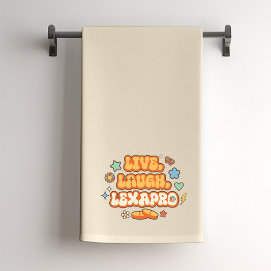 Live Laugh Lexapro Hand Towel