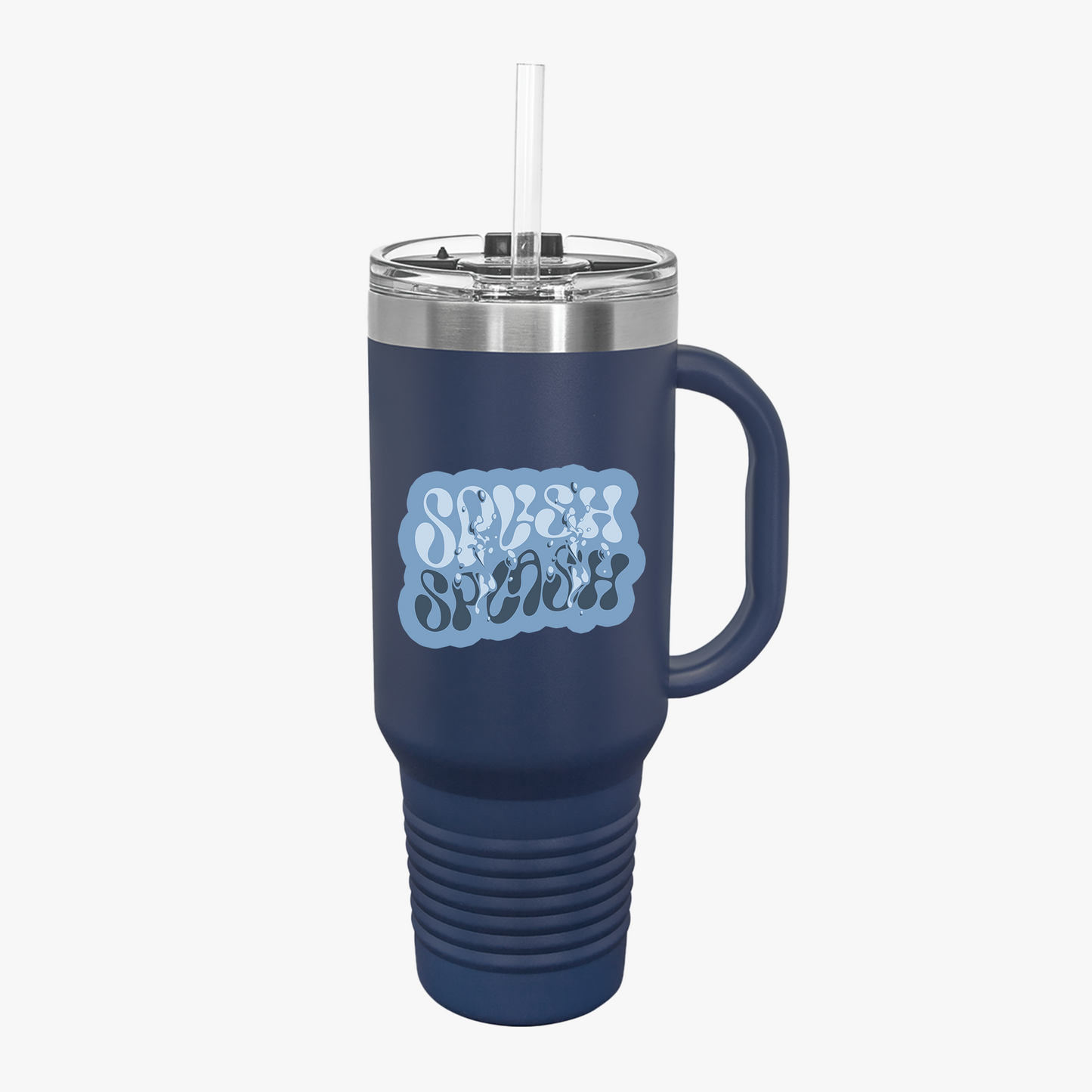 Splish Splash Wavy Insulated 40oz Tumbler